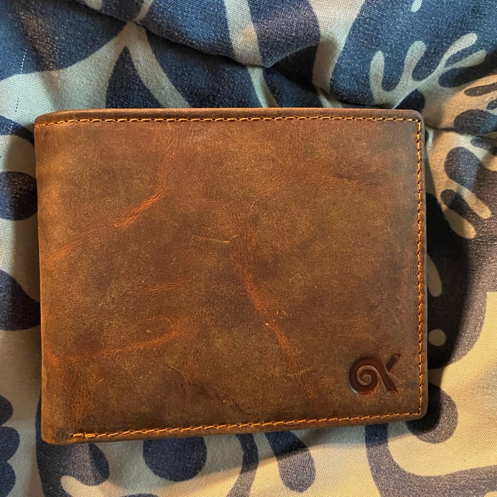 Greek Leather Wallet